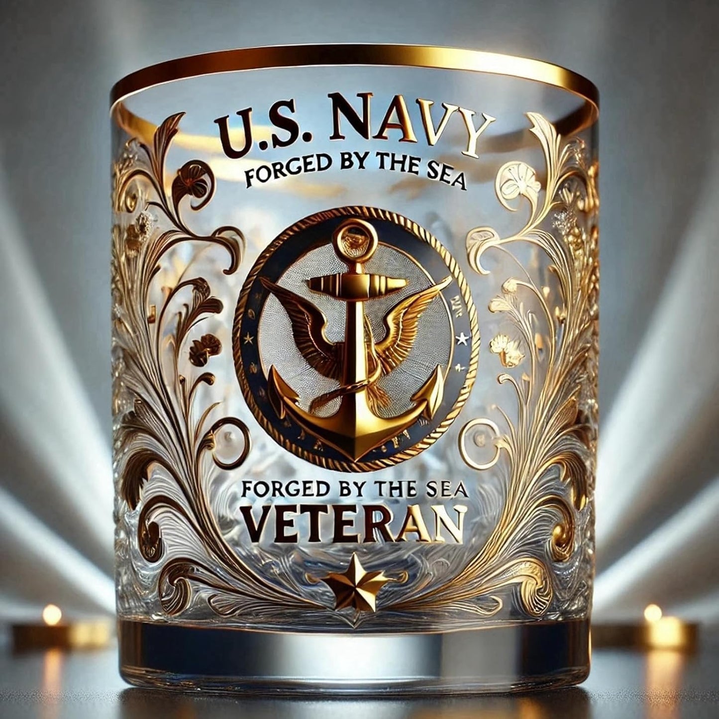 Rimoby Veteran Tribute Glass
